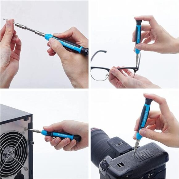 Ratcheting Screwdriver Bits&Socket Set 68 Piece, Magnetic Bits with Storage Case - Picture 5 of 7